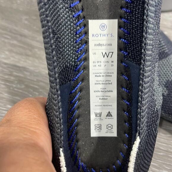 Rothys retired camouflage gray size 7 pointed f… - Picture 9 of 12